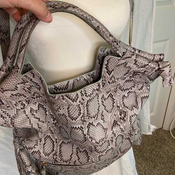 Foley and Corrina Crossbody Bag, snake print - Picture 2 of 5
